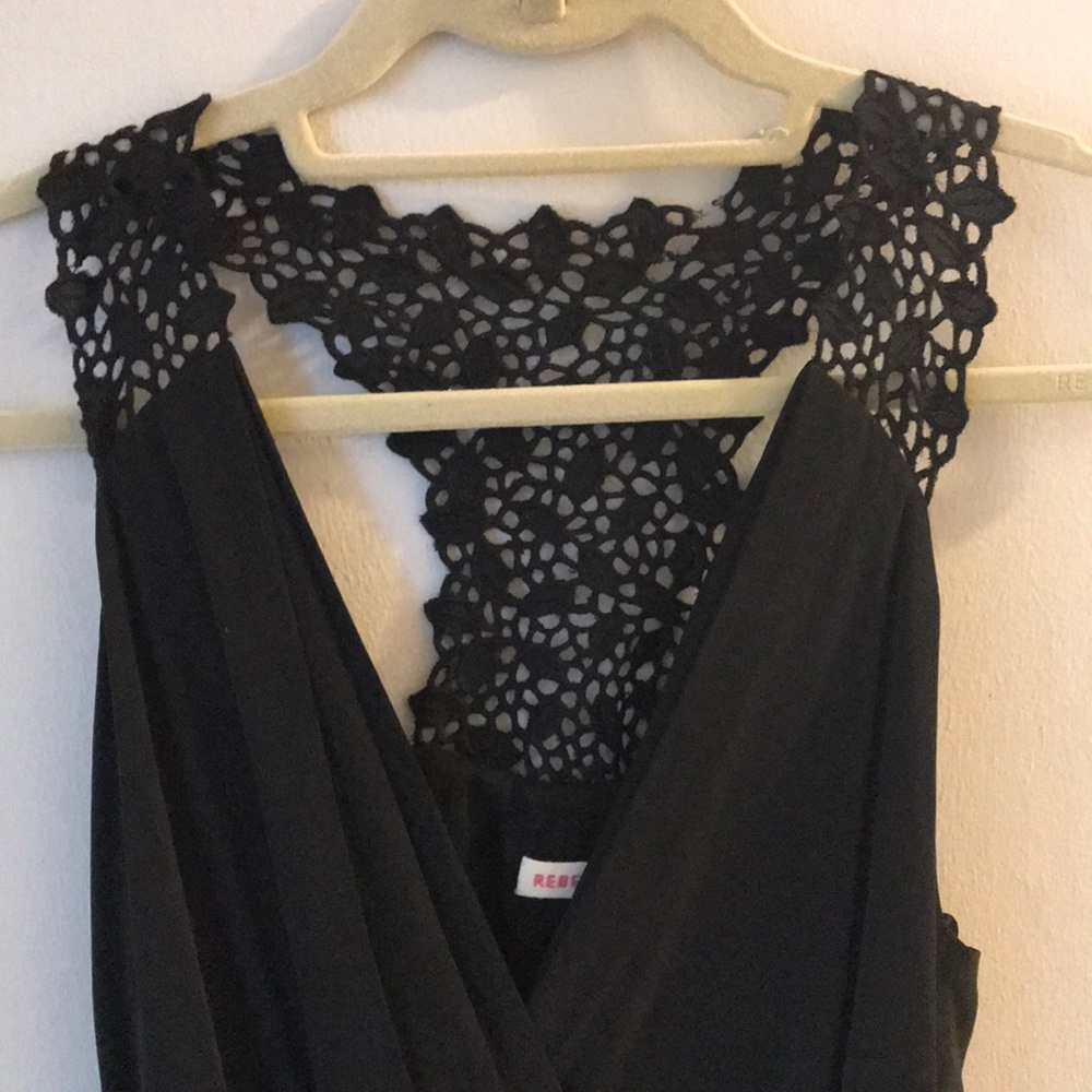NWOT Rebecca Taylor black silk dress